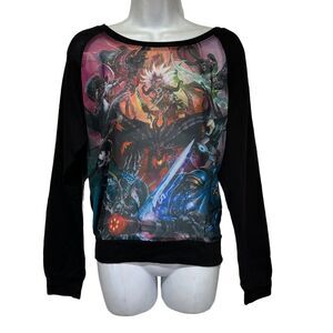We Love Fine Women's Heroes Of The Storm Long Sleeve Shirt XL